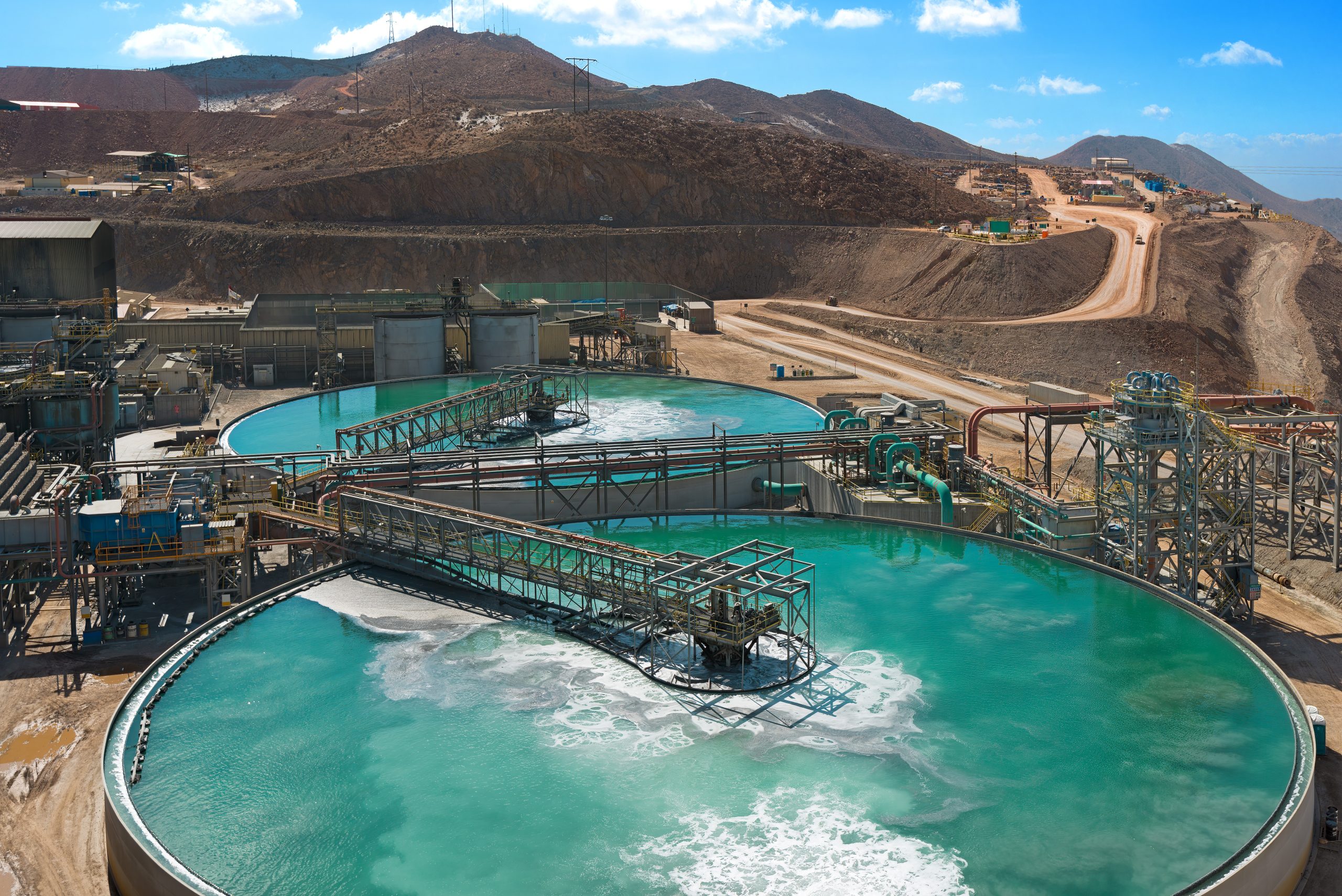 The,Water,Treatment,Facility,At,A,Copper,Mine,And,Processing
